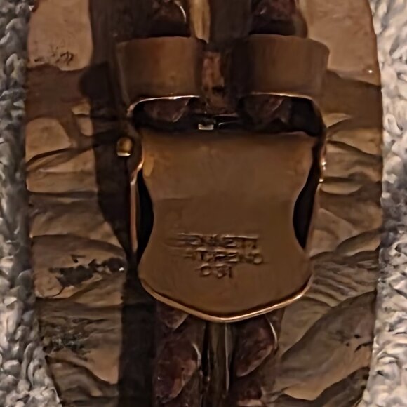 Vintage Metal Bolo Tie, Nice Brown Stone Design, Bennett, Nice Design - Picture 5 of 6